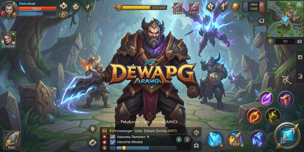 Tampilan gameplay DEWAPG yang seru dan mendebarkan.