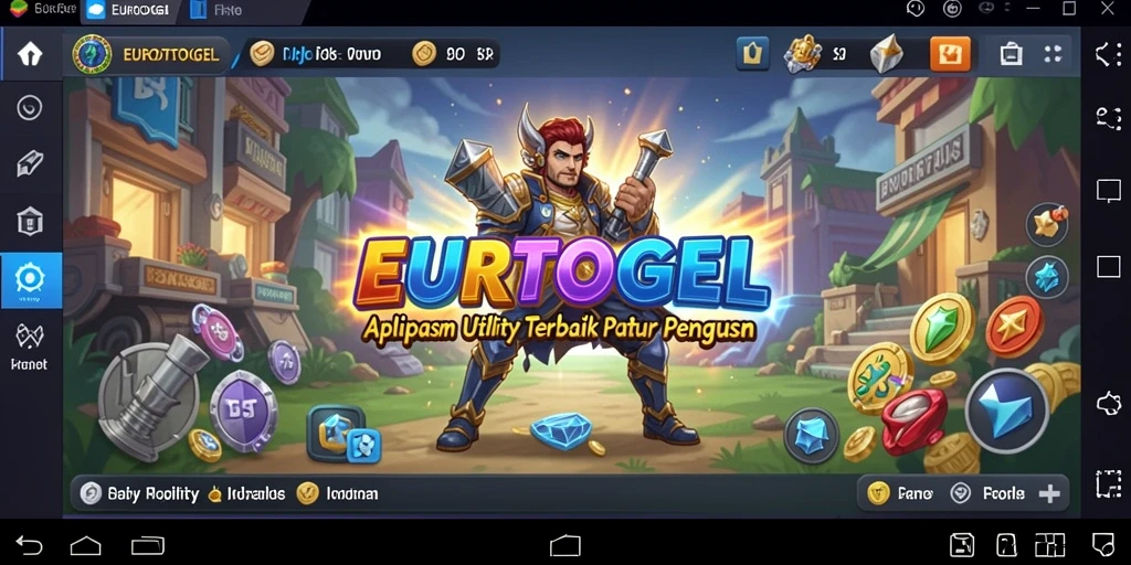 Tampilan antarmuka intuitif EUROTOGEL yang menawan.