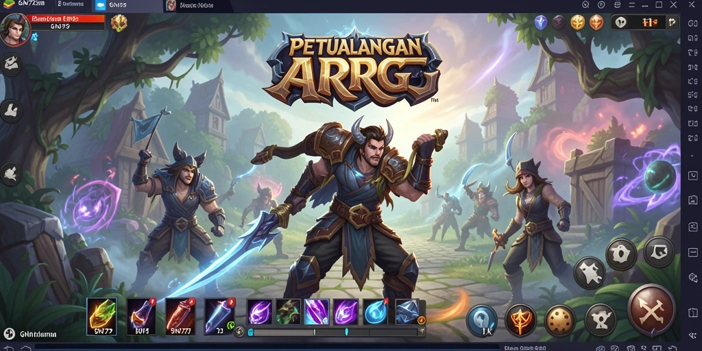 Tampilan gameplay yang memikat dalam dunia ARPG