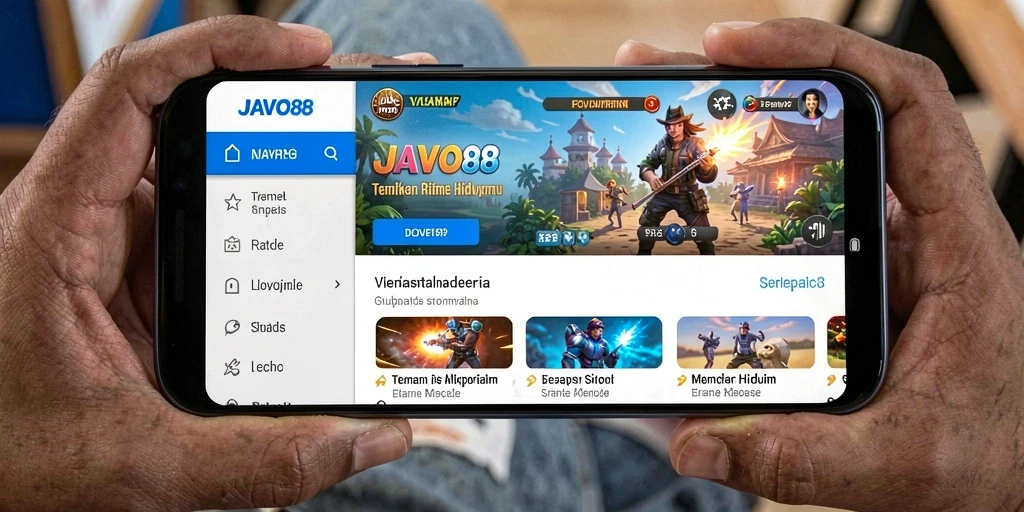 Tampilan gameplay JAVO88 dengan suasana musik yang energik.