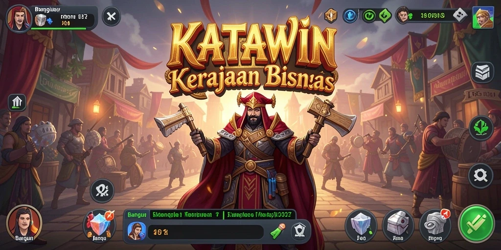 Tampilan gameplay <strong>KATAWIN</strong> yang menarik dan penuh warna.
