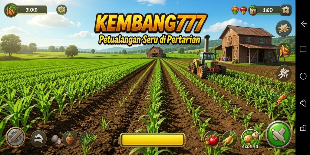 Gameplay seru KEMBANG777 dengan elemen pertanian yang menarik.