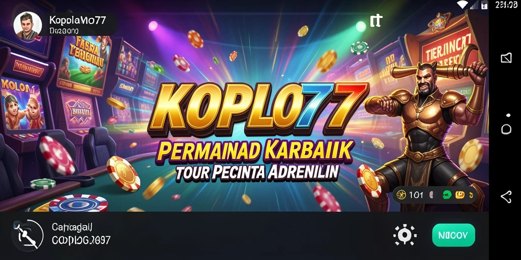 Tampilan gameplay KOPLO77 yang menarik dan penuh aksi.