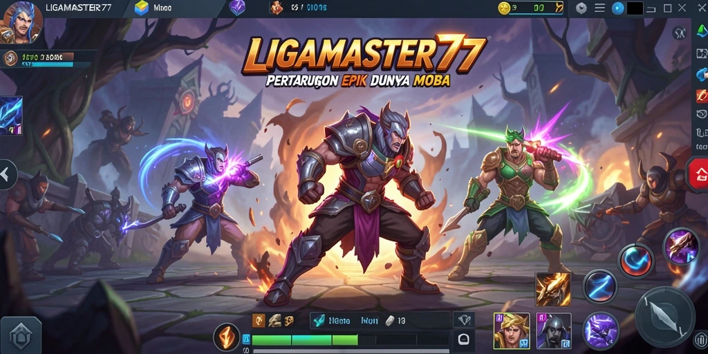 Gameplay seru dengan kerjasama tim dalam LIGAMASTER77.