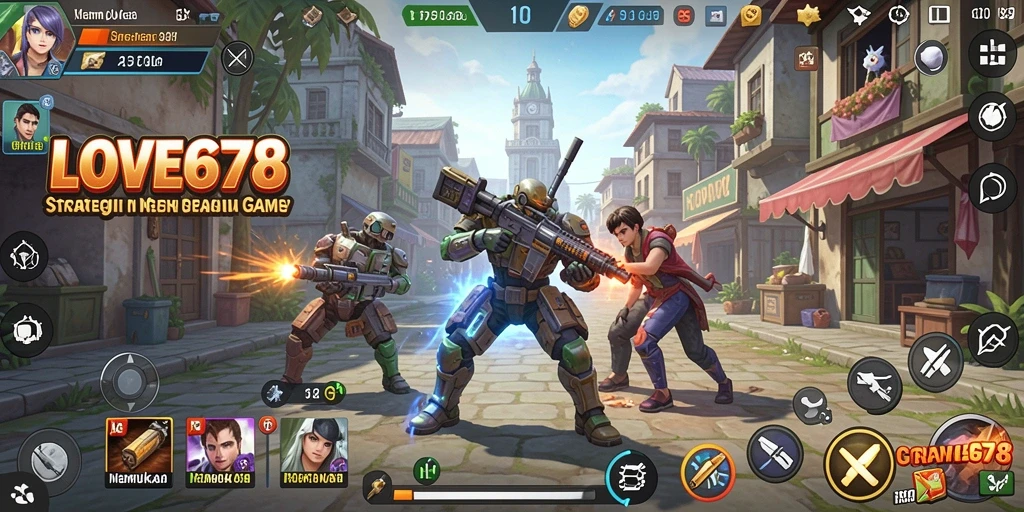 Screenshot gameplay LOVE678 yang menunjukkan taktik mendalam dan strategi pertempuran.