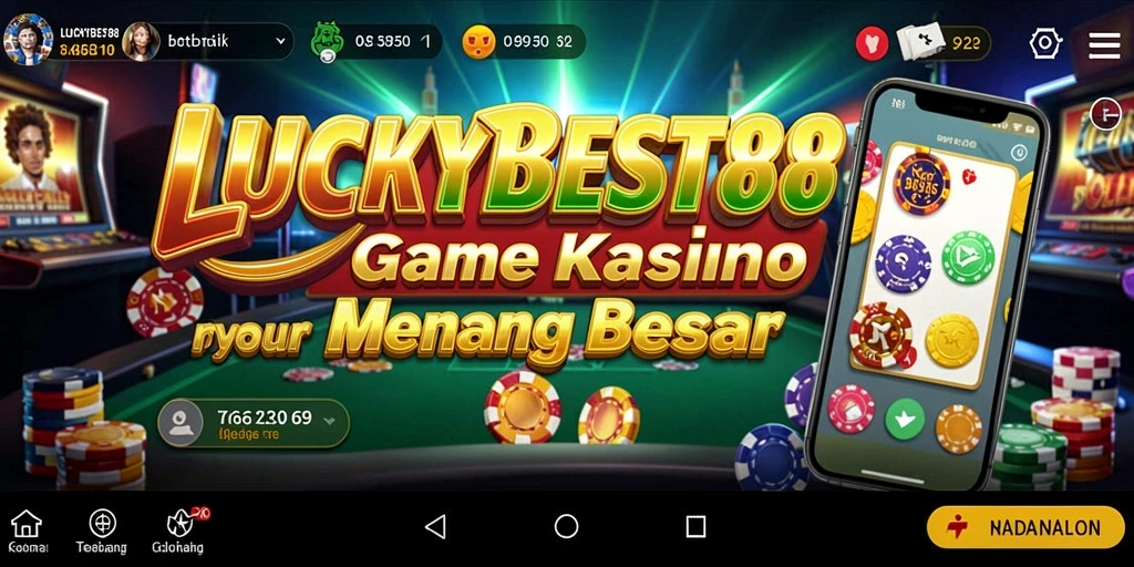 Screenshot gameplay seru dari LUCKYBEST88 yang menampilkan aksi Kasino.
