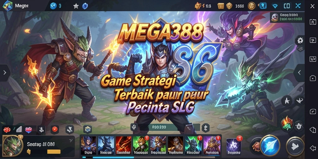 Screenshot gameplay MEGA388 yang menampilkan aksi SLG yang mendebarkan.