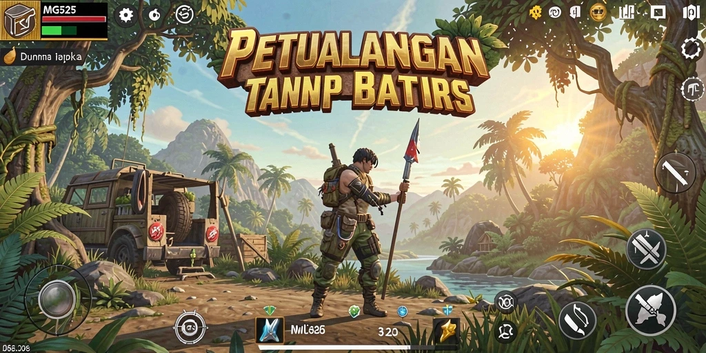 Screenshot gameplay MG525 yang menunjukkan keindahan dunia terbuka.