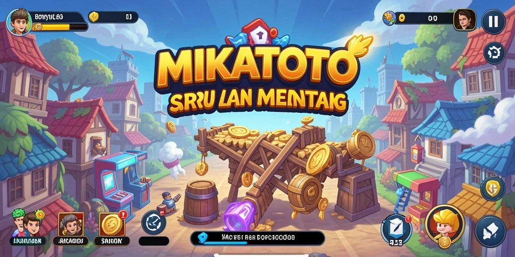 Tangkapan layar menunjukkan gameplay seru di MIKATOTO dengan karakter yang beraksi.