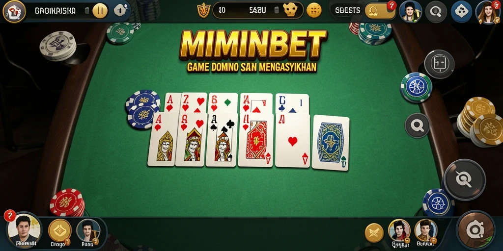 Screenshot gameplay MIMINBET menampilkan keseruan bermain Domino.