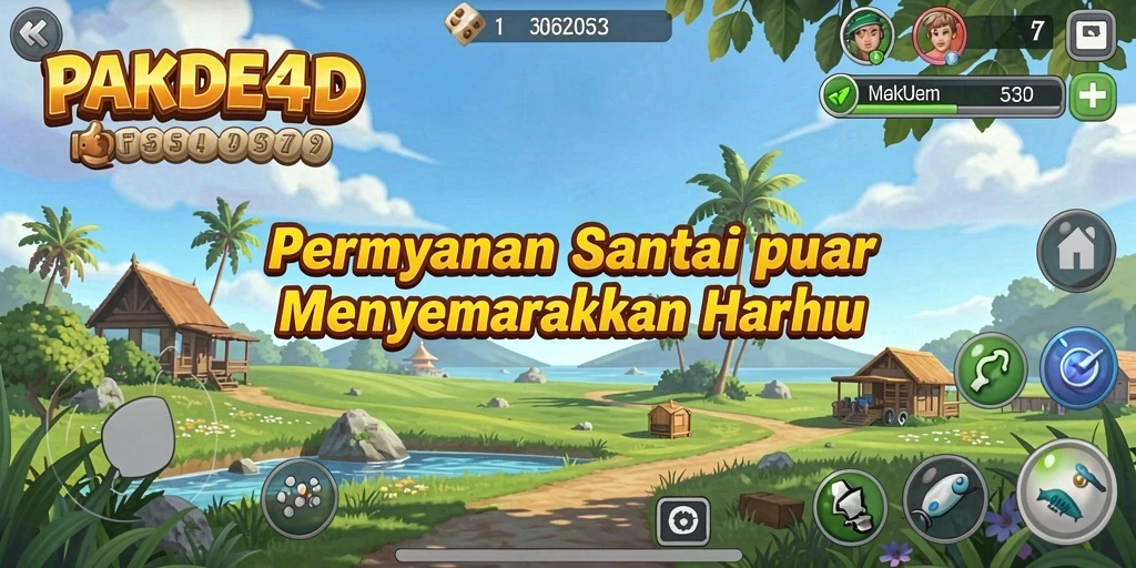 Tampilan gameplay PAKDE4D yang menawan dan menyenangkan.