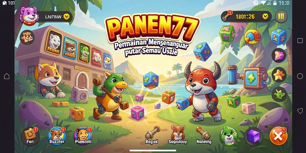 Tampilan menarik dari gameplay PANEN77 yang seru dan menantang.
