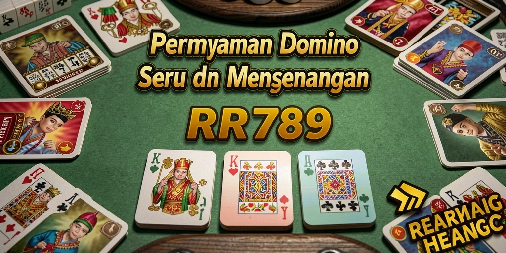 Tampilan gameplay seru dalam permainan Domino RR789.