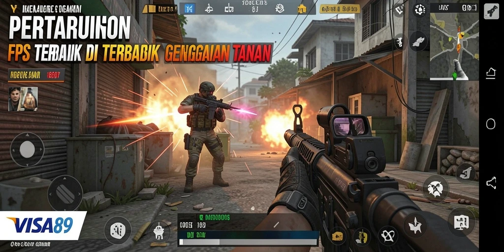 Tangkapan layar gameplay <strong>VISA89</strong> yang menampilkan aksi pertempuran seru dan grafis yang menakjubkan.