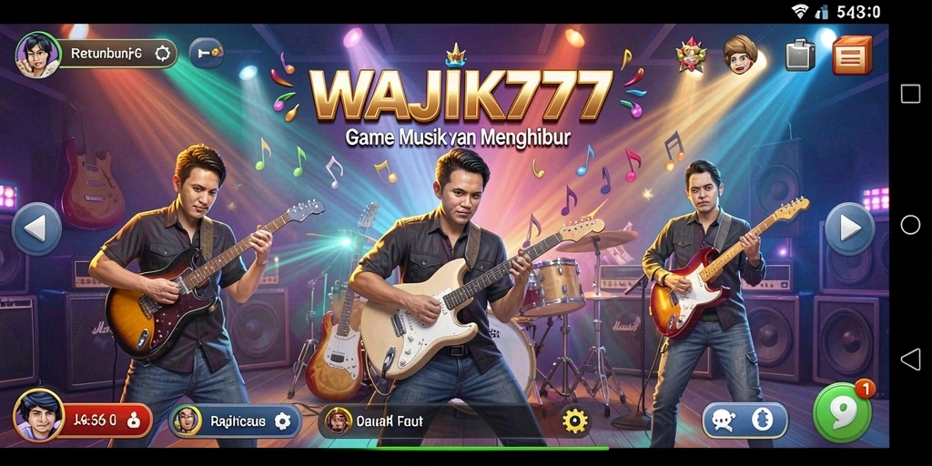 Tampilan gameplay WAJIK777 yang seru dan interaktif.