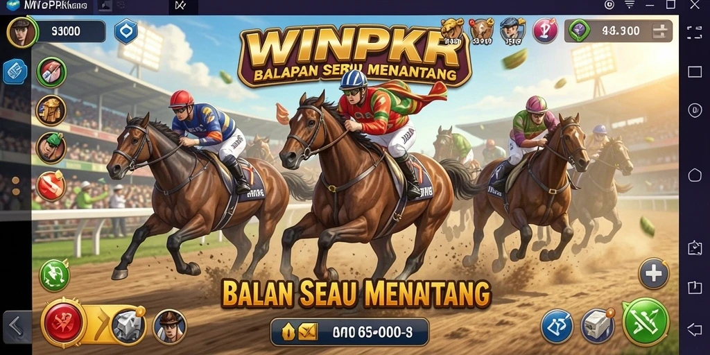 Tampilan screenshot gameplay WINPKR yang menarik dan mendebarkan.